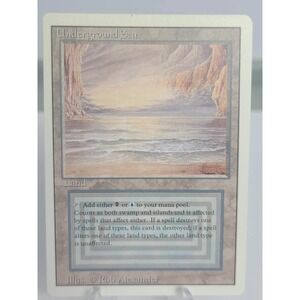 Underground Sea – Revised Edition Dual Land – LP – MTG Magic the Gathering